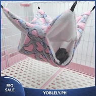 [Yoblely.ph] Innovative Bunk Pet Bed Hammock Hanging Swinging Bed Mat Tunnel Cave for Hamster Ferret