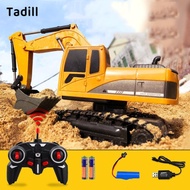 [dksqer] RC Remote Control Excavator Tractor Toys Vehicle Model Gift 270 Rotation