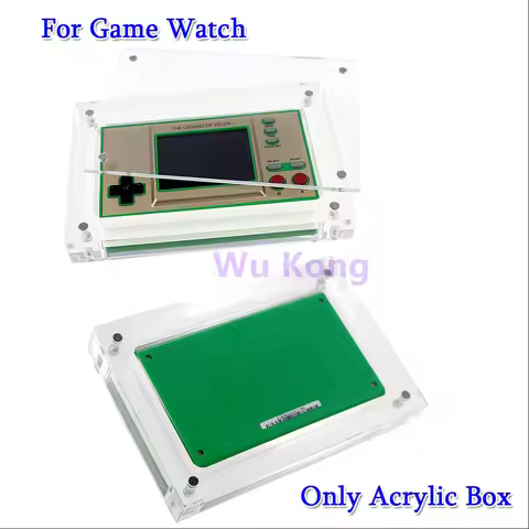 1PCS High Transparency Acrylic Magnetic Cover Display Box Storage Box For Game Watch Game Console Bo