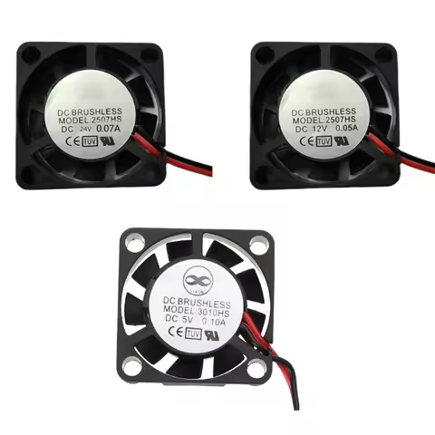 DC5V/12V/24V Brushless DC Cooling Fan Hydraulic Bearing Brushless Cooling Fan High-Speed Running Coo