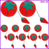 Tomato Pin Cushions Sewing Pins Pincushion Small Fabric Embroidery Kit Crochet sijicc
