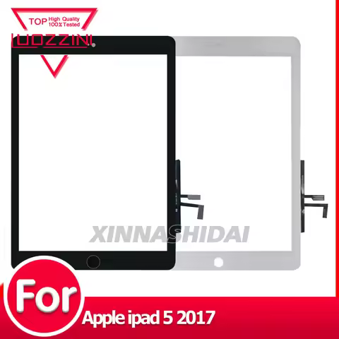 For iPad 5 2017 A1822 A1823 touch panel Digitizer Front Glass With home button Replacement parts