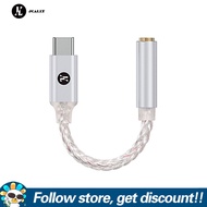 JCALLY JM20MAX รหัสชุดหูฟังเครื่องขยายเสียง Type-C ถึง3.5Mm 8 Core 392ม้วนเงินชุบทองแดงสาย HiFi ถอดร