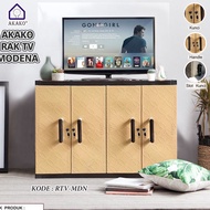 TV TABLE MINIMALIST TV RACK BUFFET TV Rack Modern TV Table BUFFET TV AKAKO MODENA PLASTIC TV TABLE A