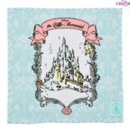 Japan Disney Little Mermaid Ariel Halibut Fonder Handkerchief Square Scarf GIFT