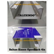 GROSIR Bahan Kusen Openback 4in Aluminium"alexindo"