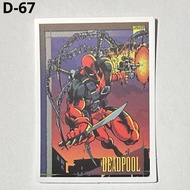 D-67. Deadpool Comic Waterproof Sticker