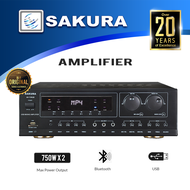 Sakura AV-739UB 750W Karaoke Bluetooth Amplifier
