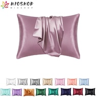 MIOSHOP 2pcs Silk Satin Pillowcase, 20" x 26" 20" x 36" Silky Pillow Cover, King Size Comfortable En