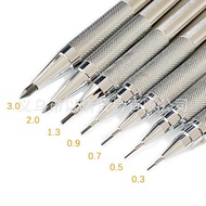 Metal Pencil 0.5/0.7/0.9/1.3/2.0mm Mechanical Pencil Mechanical Mechanical Pencil Ready Stock