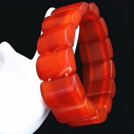 Red Agate Bracelet Bracelet Blood Carnelian Agate Wide Bracelet Bracelet