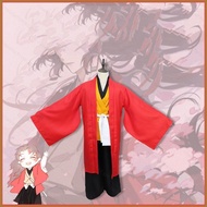 NS2 Anime Demon Slayer Kimetsu No Yaiba Tsugikuni Yoriichi Suit Cosplay Costume Unisex Wig Sword Set