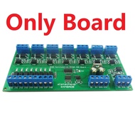 โมดูล MOSFET Modbus RTU 5A DC 6-24V 8I8O รองรับรหัสฟังก์ชัน 03 06 16 แผงควบคุมสวิตช์ RS485 กล่องราง