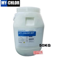 Chlorine MY-CHLOR 1 Tub 50kg TCCA 90% Chlorine Tablet For Swimming Pool