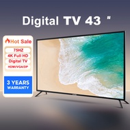 ทีวี 24 นิ้ว Digital TV ทีวี 15 นิ้ว LED HD 4K DVB-T2- AV In-HDMI-USB-Slim ดิจิตอลทีวี ใช้งานง่าย ตอ