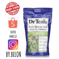 [Dr.Teal's] Pure Epsom Salt Soaking Solution Bath Salt LAVENDER | EUCALYPTUS SPEARMINT | SLEEP SOAK | FEET