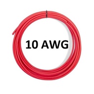 MERAH AWG 10 High Quality Silicone Wire Cable Red 10AWG AWG10 Red Cable
