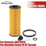 New Engine Oil Filter 26320-2R000 For Hyundai Santa Fe For Kia Sorento For Genesis G80 GV70 Diesel 2