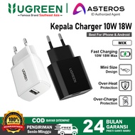 Souyoun - UGREEN Charger Head Adapter For iphone Mi USB FAST Charging 10w 15w 18w