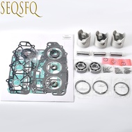 6H4-11631 Piston Kit STD 6H4-W0001-02 Power Head Gasket Kit For Yamaha 2T 40HP 50HP 3 Cyl 40TRC 6H4/