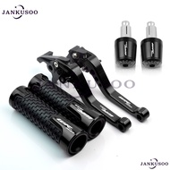 Jankusoo อะไหล่มือจับสำหรับรถจักรยานยนต์จุกแฮนด์น้ำหนักท้ายบาร์สำหรับรถจักรยานยนต์ WR155R ยามาฮ่าคลั