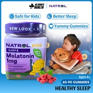 Natrol Kids Melatonin, Ages 4+,  Sleep Calm, Kids Sleep + Immune Health, Helps Establish Sleep Patte