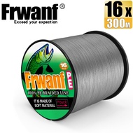 Frwanf 16 Strands 300M PE Line Braided Fishing Line X16 Braids Fishing Line Fishing Accessories Tack