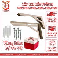 Cặp Eke Bắt Tường 50cm Kệ Góc Vuông Giá Đỡ Chữ L Ê Ke kê 50 cm Nội Thất