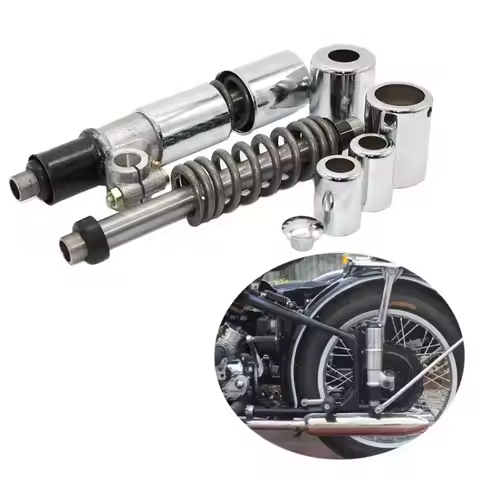 1 Pair Retro Motorcycle Rear Wheel Shock Absorber For CJ-K750 M72 R50 R1 R12 R71 750cc Motorcycle Re