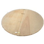 Foldaway extension Table top - Natural plywood 2400mm diameter or 8 feet diameter