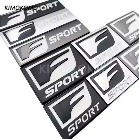 3D Metal Badge Decal Rear Trunk Emblem Sticker For F Sport For Lexus IS ISF GS RX RX350 ES IS250 ES3