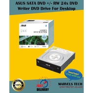 ASUS SATA DVD +/- RW 24x DVD Writer DVD Drive For Desktop