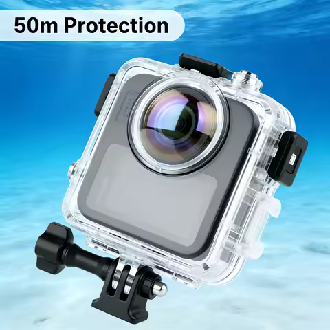 For Gopro Max 2 Accessories Waterproof Housing Diving Case 60M Protective Protector Mount Shell For 