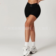 【hot ALO】 Official Website Tight Quick-Drying Yoga Suit Outer Wear Running Sports Short Sleeve Suit