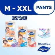 Drypers DryPantz Pants Baby Diaper M/L/XL/2XL/3XL/4XL Size - Carton