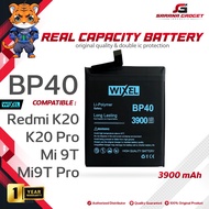 WIXEL Baterai XiaoMi BP40 Redmi K20 / K20 Pro / Mi 9T / Mi 9T Pro Double Power Real Capacity Origina