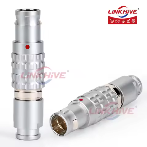 Compatible with LEMO Straight Plug FGG 00B 0B 1B 2B 3B 2 3 4 5 6 7 9 10 12 14 16 18 24 26 30 Pin Cir