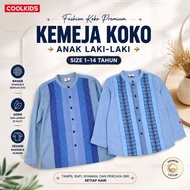 KEMEJA C00LKID SHIRT koko 1-14 YEARS BOYS