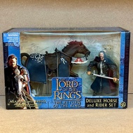 ToyBiz Lord of the Rings LOTR ROTK Aragorn with Brego Deluxe Horse and Rider Set