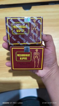 COMBO 5 HỘP KHỚP NÃO ĐỎ MUJARHABAT KAPSUL.Hộp 20 ống. Hàng Malaysia