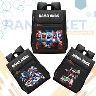 Children's Backpack Robot Metal Cardbot I Elementary School Children's School Bag/TK Robot Metal Car