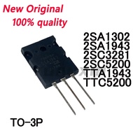 5PCS 2SA1302 2SA1943 2SC3281 2SC5200 TTA1943 TTC5200 TO-3P Field Effect Transistor