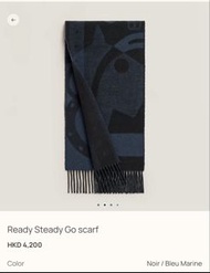 Hermes Ready Steady Go cashmere scarf 圍巾/頸巾