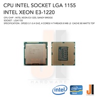CPU Intel Xeon E3-1220 4 Cores/ 4 Threads 3.1-3.4 Ghz 8 MB L3 Cache 80 Watts TDP No Fan Socket LGA 1155 (สินค้ามือสองสภาพดีมีการรับประกัน)