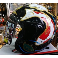 MHR RAM 3 OF518 Koi Nishikigoi (Open face with single helmet) Arai VZ RAM