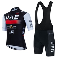 UAE 2023 New Bike Team Cycling Jersey Set Summer Short Sleeve Quick-dry Cycling Clothing MTB Bike Un