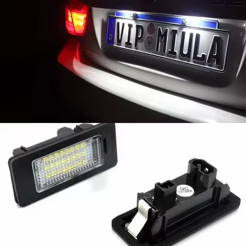 LED License Plate Light Canbus Number Lamp for BMW 1 3 5 Series E93 F30 F31 F45 E39 E60 F11 E70 X5 E