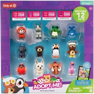 Set of 12 mysterious pets Adopt Me - Series 1 includes virtual item code