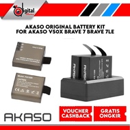 BARANG TERLARIS !!! AKASO Original Battery Kit For Akaso V50X Brave 7