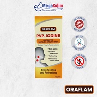 Oraflam PVP-Iodine Antiseptic Gargle & Mouthwash 100mL
